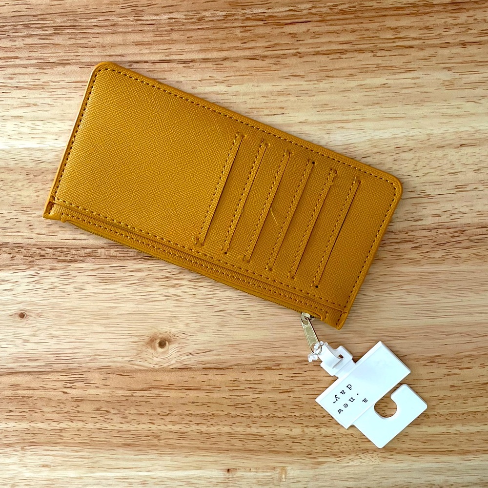 A New Day Yellow Wallet Slim for Cards